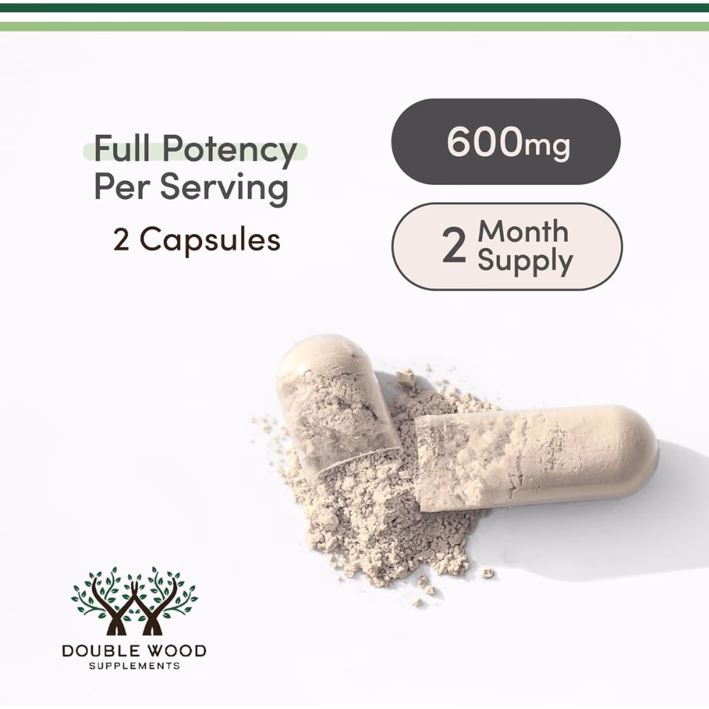 Double Wood KSM-66 Ashwagandha 600 mg -120 Capsules 5