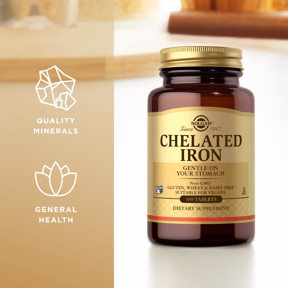 Solgar Chelated Iron - 100 Tablets 2
