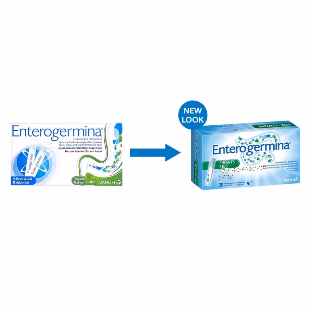 Enterogermina 5ml Oral Suspension 20 Vials 3