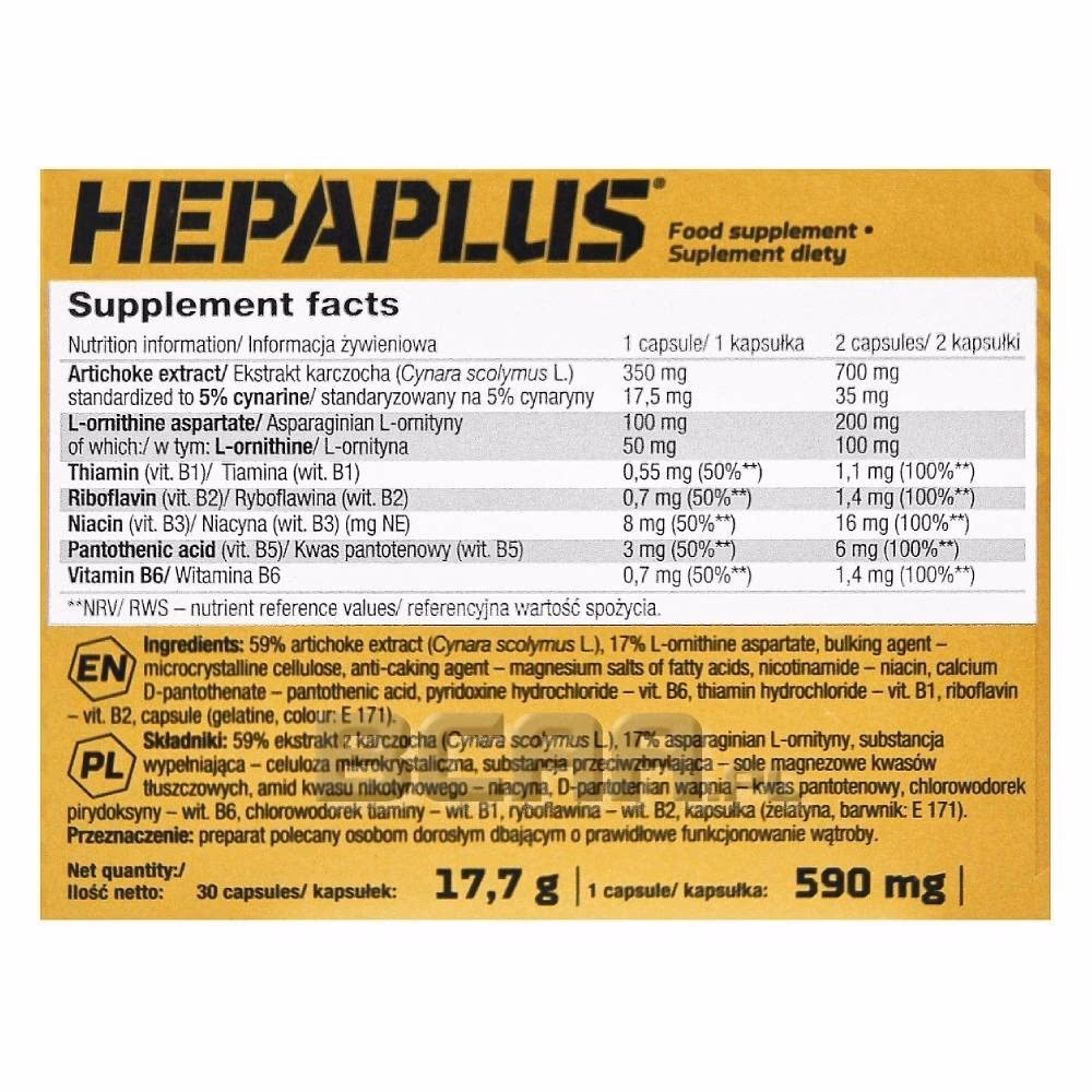 Olimp Hepaplus 600mg 30 Capsules 2