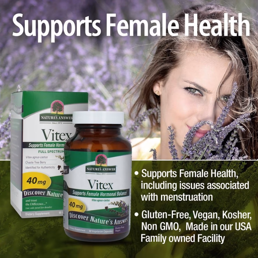 Natures Answer Vitex 40mg-90 Capsules 3