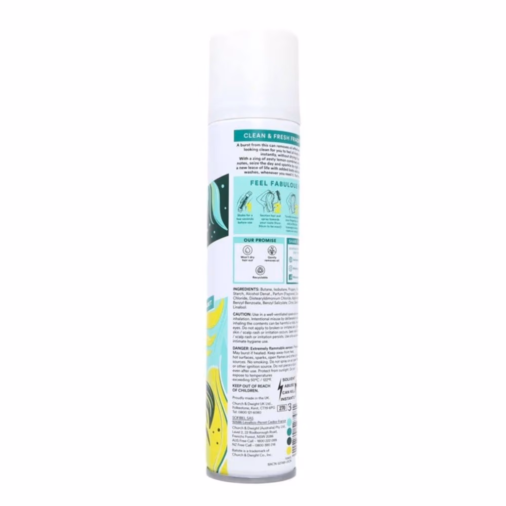 Batiste Dry Shampoo Classic Fresh Original 200ml 2
