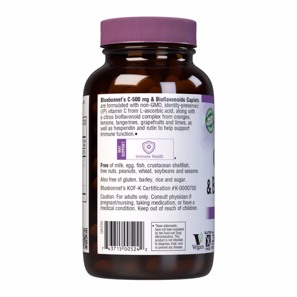 Blue Bonnet  C-500mg Bioflavonoids 90 Capsules 2
