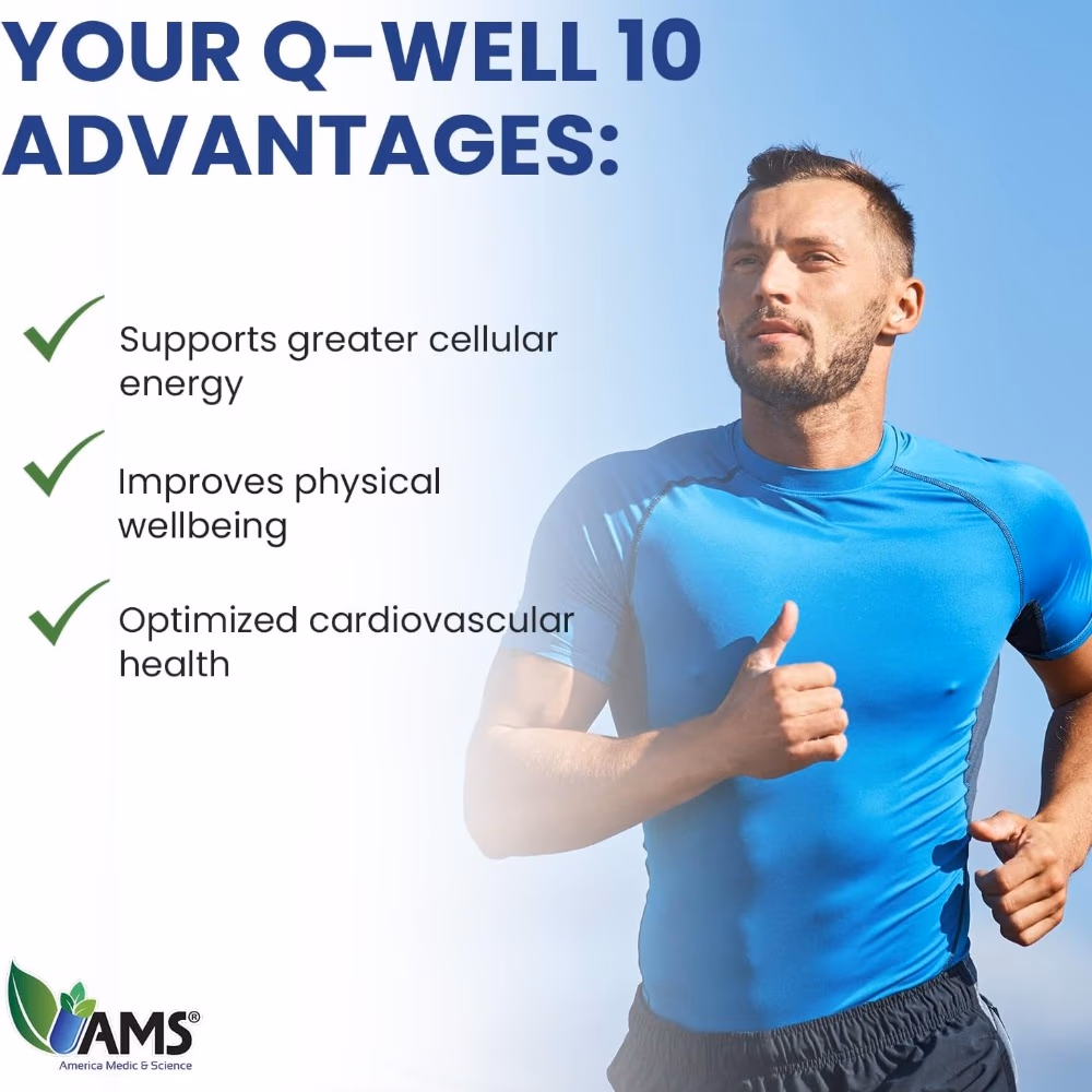 AMS CoQ-10 200mg 60 Softgels 3