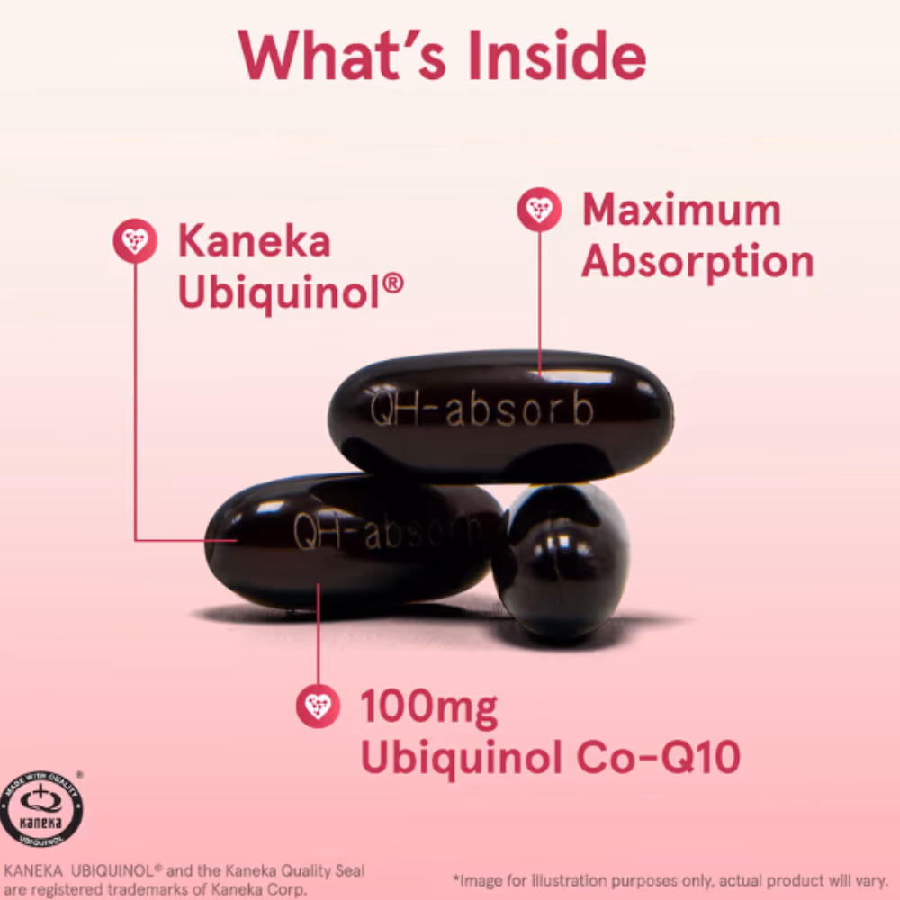 Jarrow Ubiquinol QH-Absorb 100mg Softgels 60s 3
