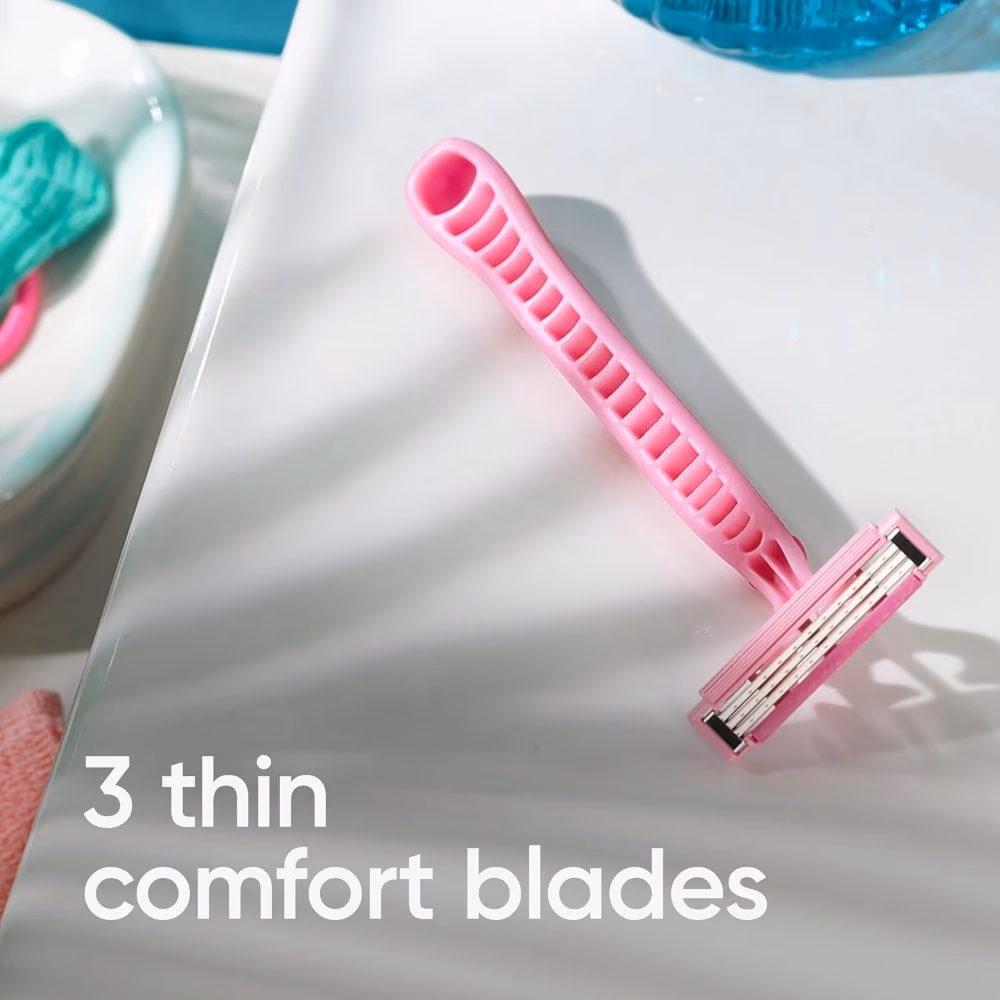 Gillette Simply Venus 3 Disposable Razors – 12 Pack (8 + 4 Free) 3
