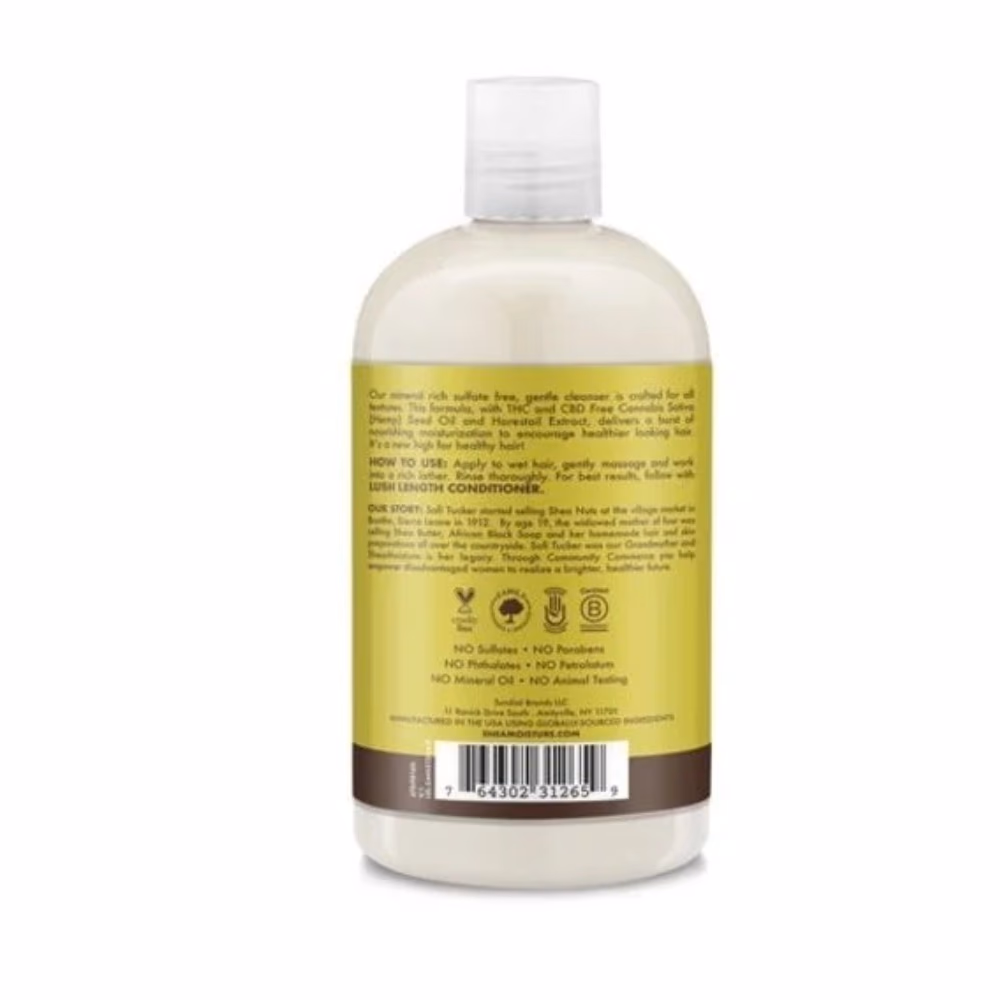 Shea Moisture Hemp Seed Oil Lush Length Shampoo 384ml 2