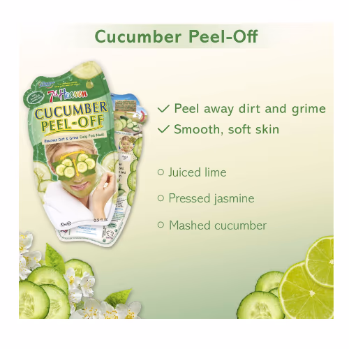 7th Heaven Cucumber Peel Off Mask 10Ml 2