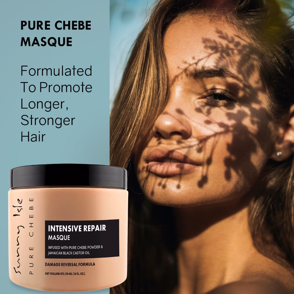 Sunny Isle Chebe Intensive Repair Masque Jamaican Black Castor Oil 473ml 2