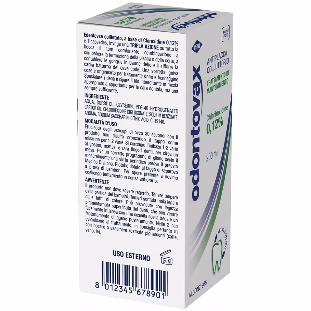 Odontovax 0.12% Mouthwash 200ml 2