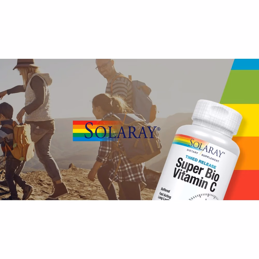 Solaray Super Bio Vitamin C-100 Capsules 2