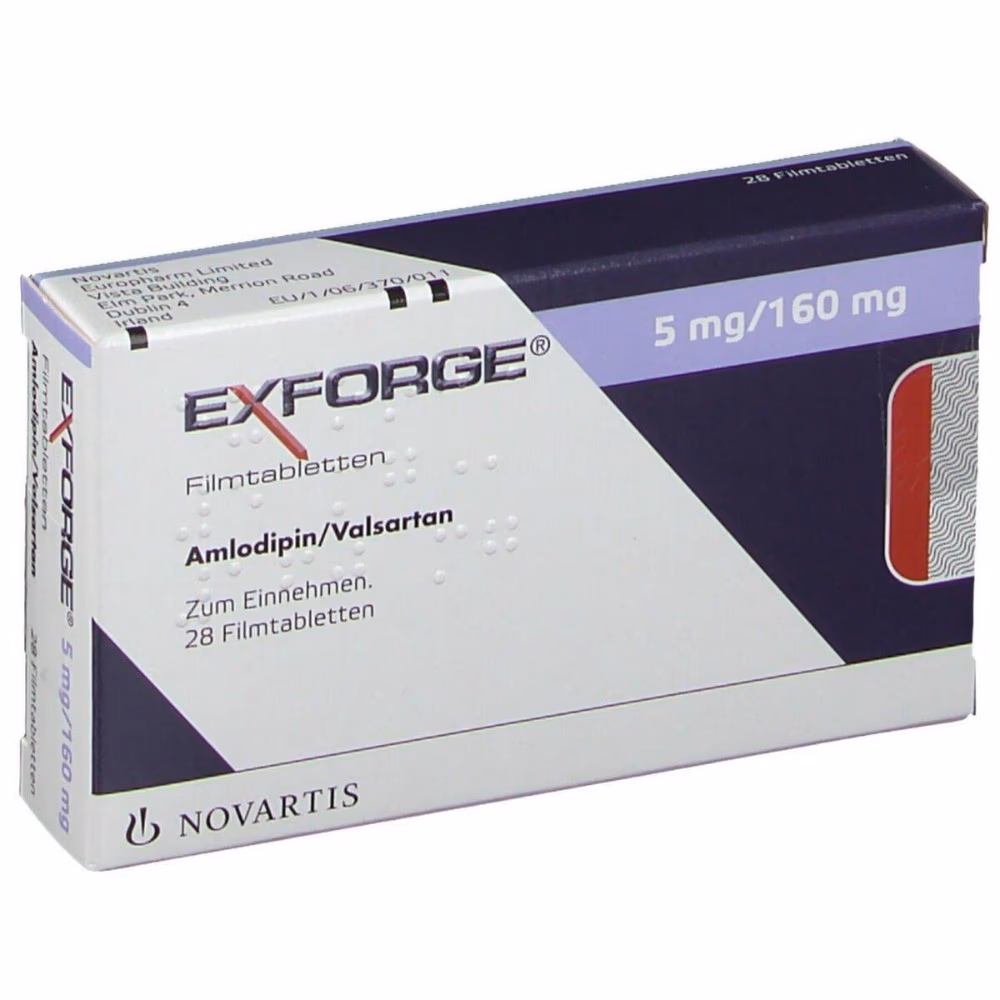Exforge 5mg/160mg Tablet | Pack of 28 2