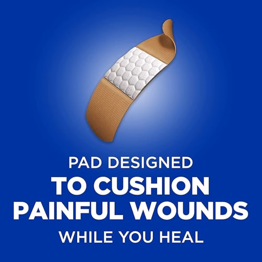 Johnson &amp; Johnson Flexible Fabric Band Aid Extra Large 10 Pcs 4