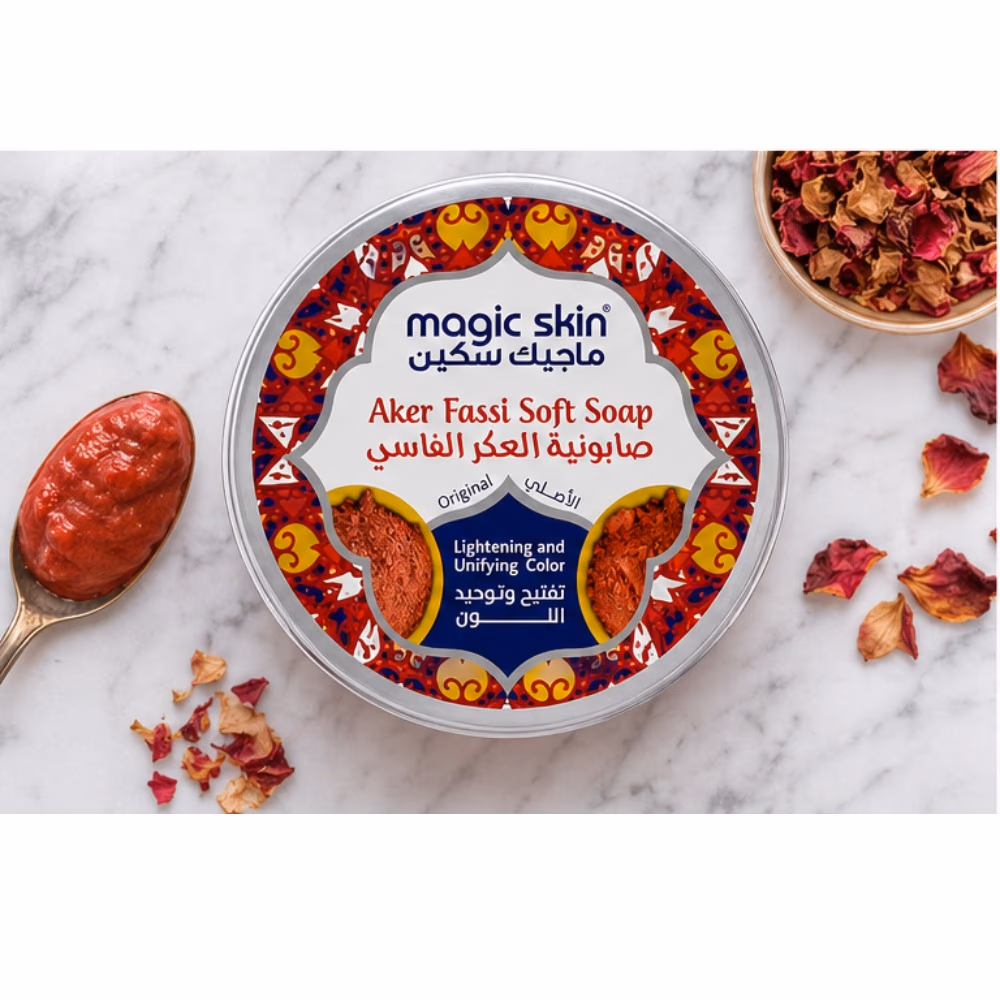 Magic Skin Moroccan Natural Soap Aker Fassi 500ml 3