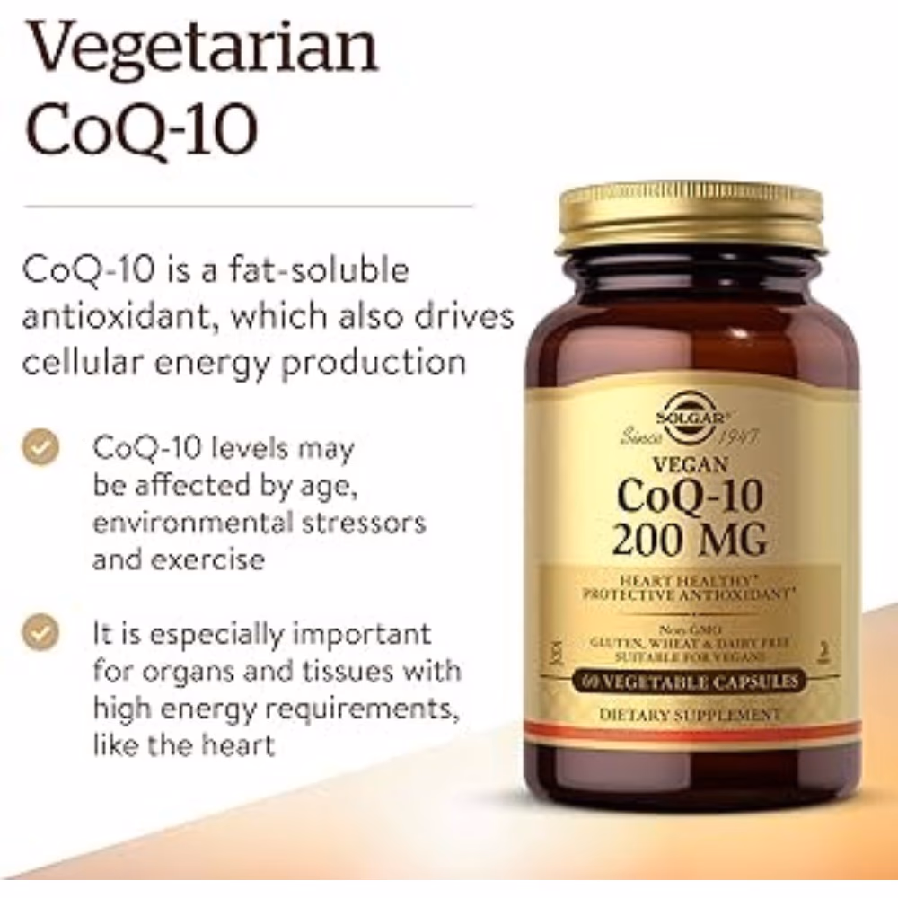 Solgar CoQ10 200mg - 60 Capsules 2