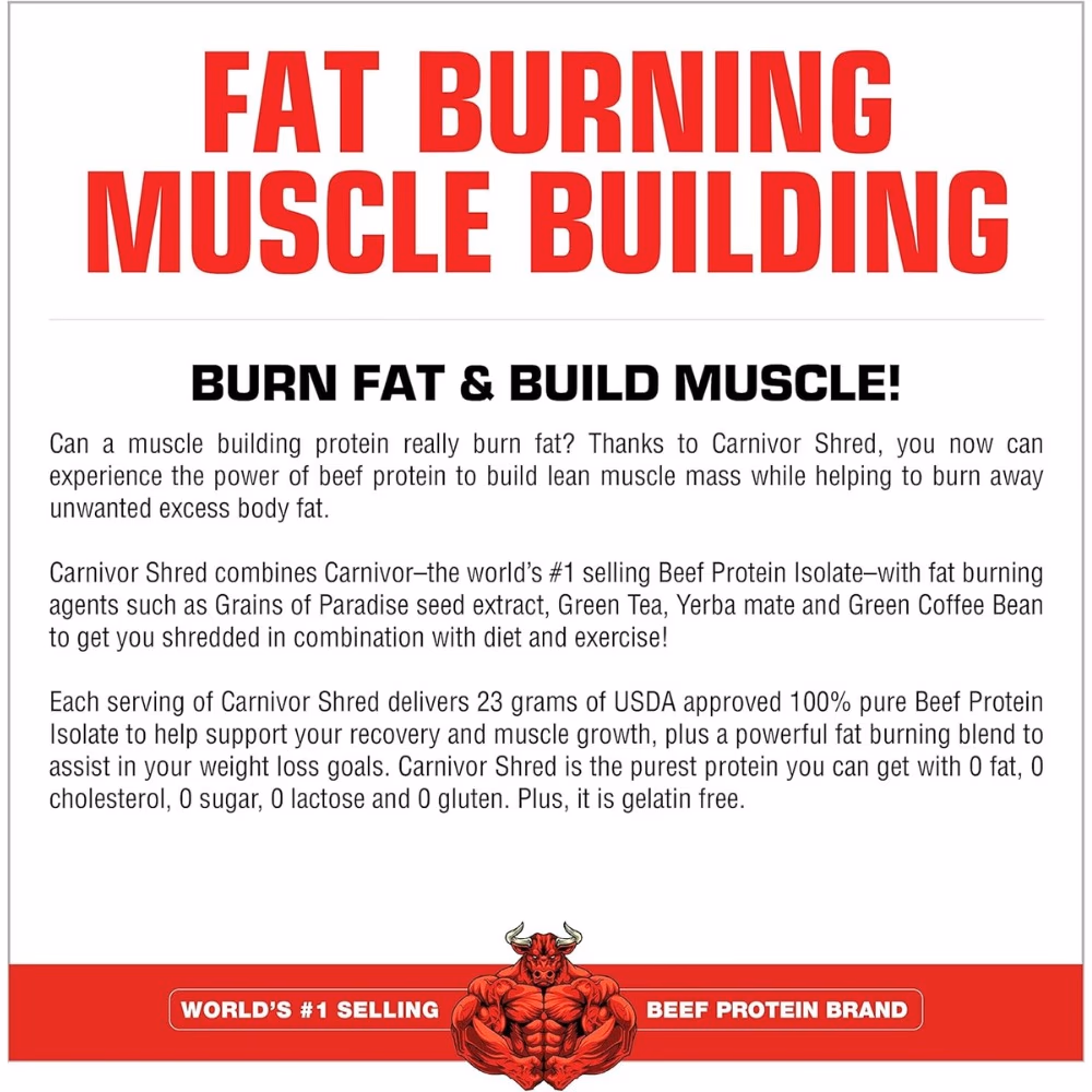 MuscleMeds Carnivor Shred Chocolate 4.56lb 3