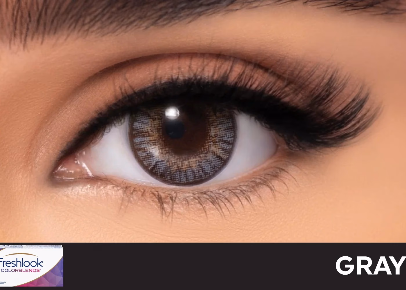 FreshLook ColorBlends Gray  (2 Lenses) 3