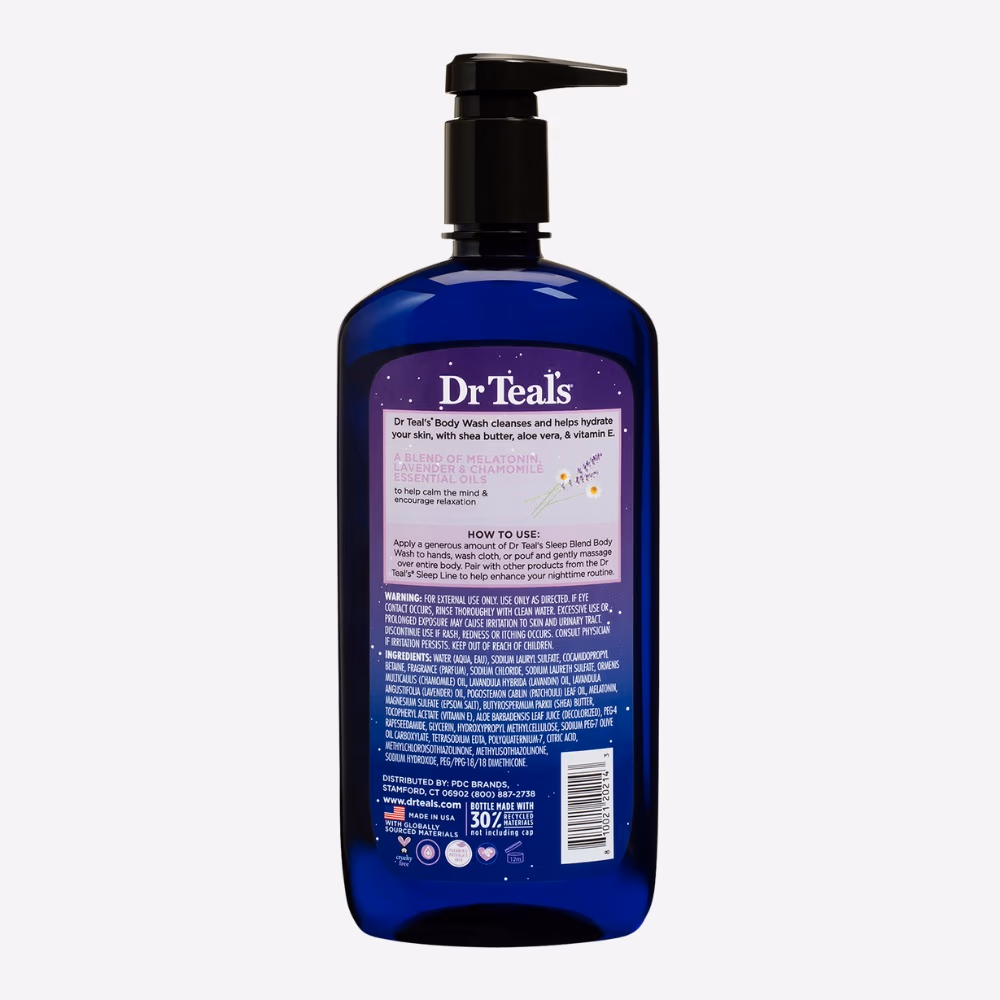 Dr Teal's Sleep Blend Melatonin Body Wash 710ml 3