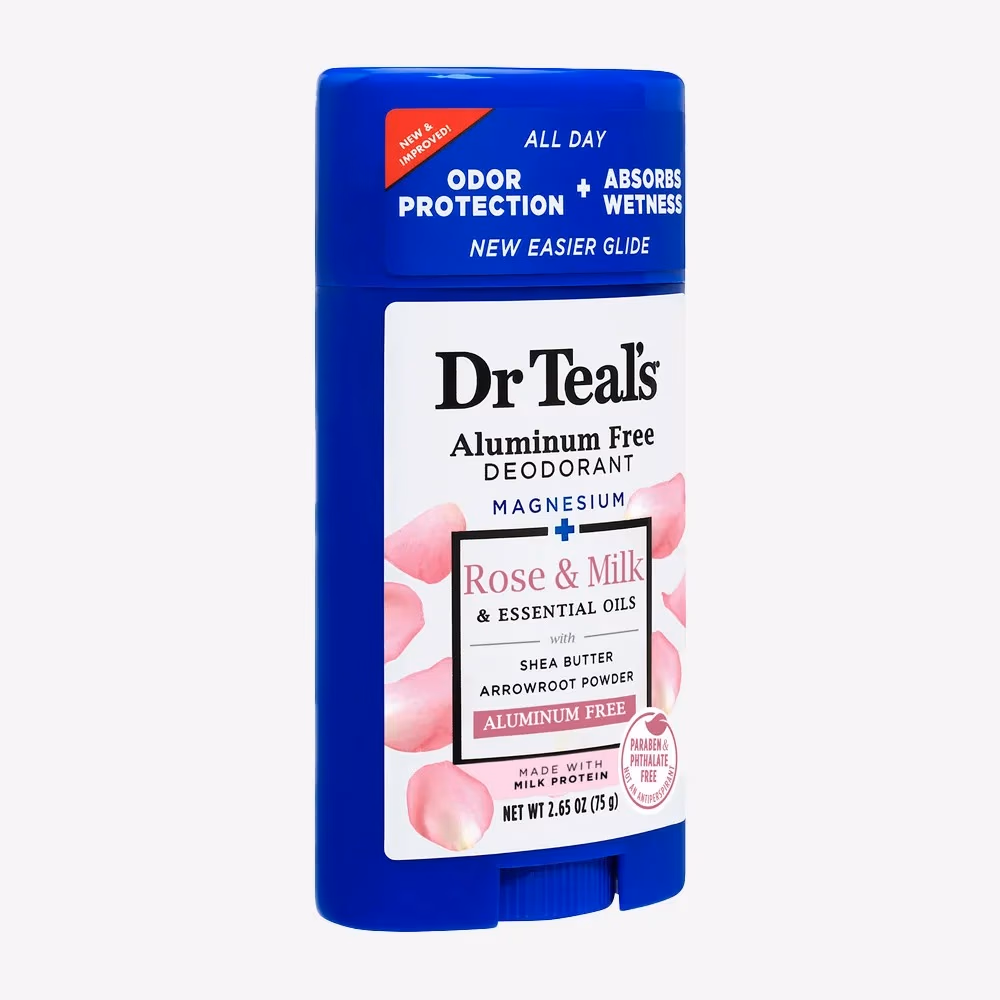 Dr. Teal's Aluminum-Free Deodorant Rose & Milk 75G 3