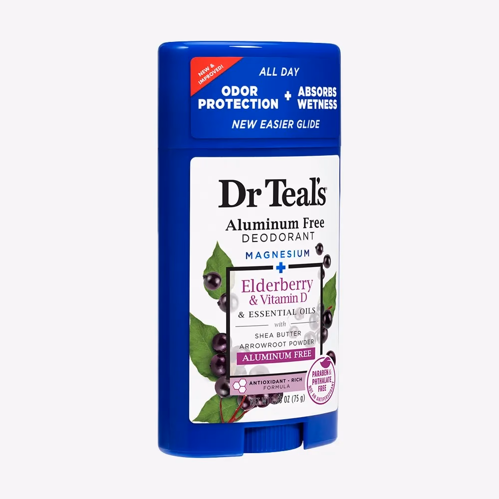 Dr. Teal's Aluminum-Free Deo Elderberry & Vitamin D 75G 3