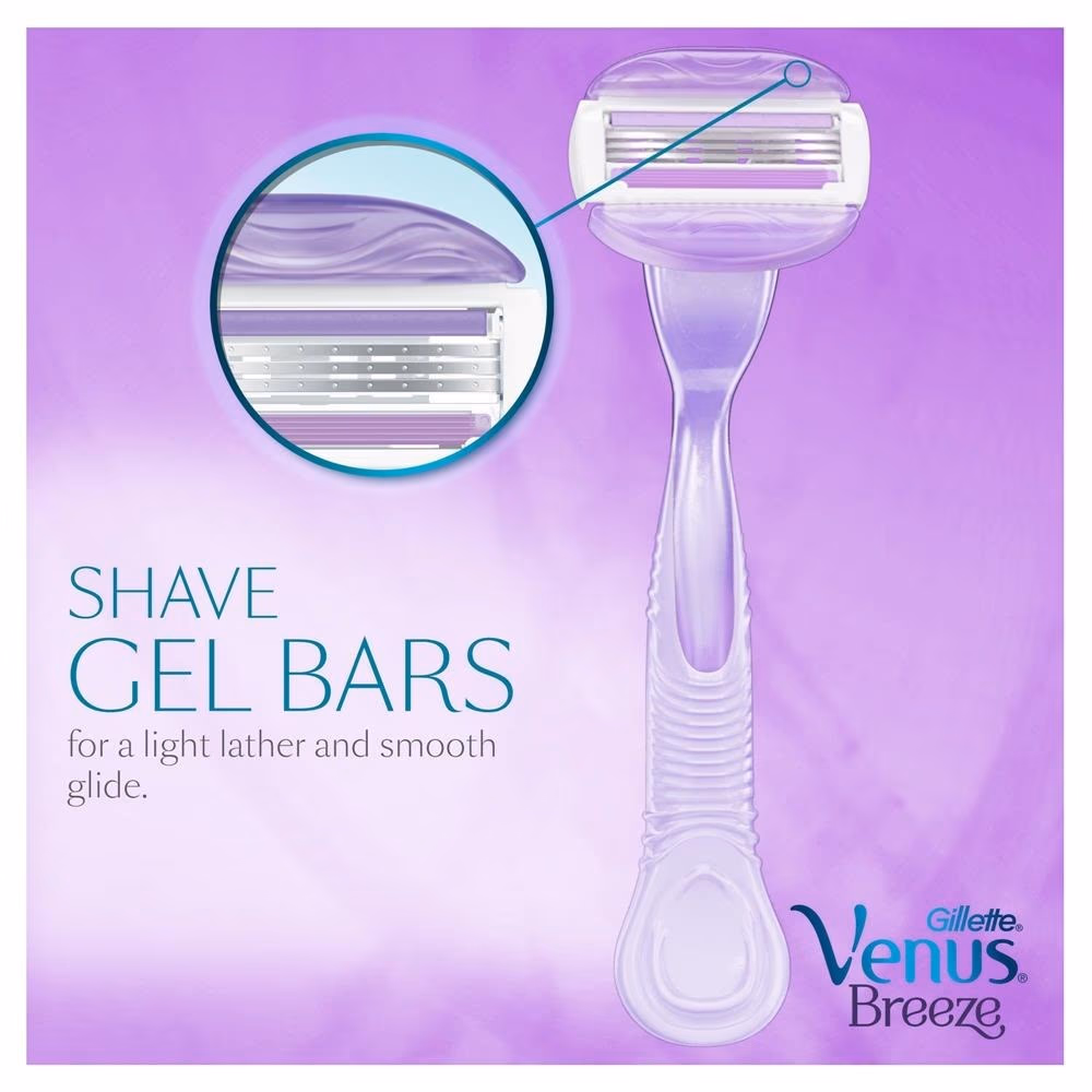 Gillette Venus Breeze Razor Blade 4S 3