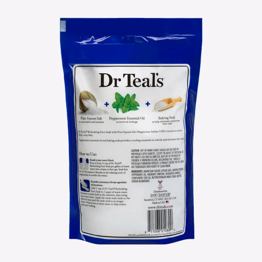 Dr. Teal's Cooling Peppermint Foot Soak 909gm 2