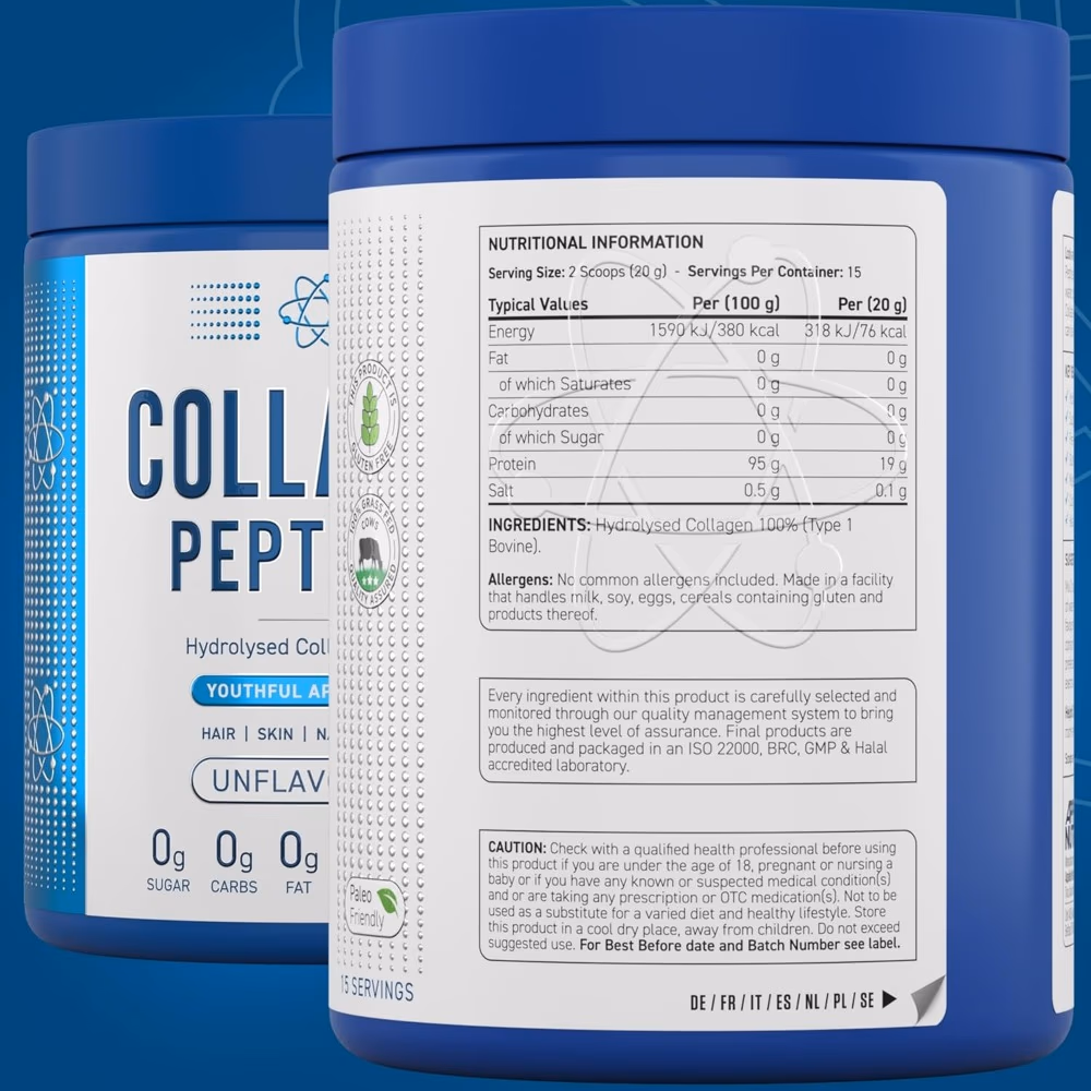 Applied Nutrition Collagen Peptides Unflavoured 300g 4