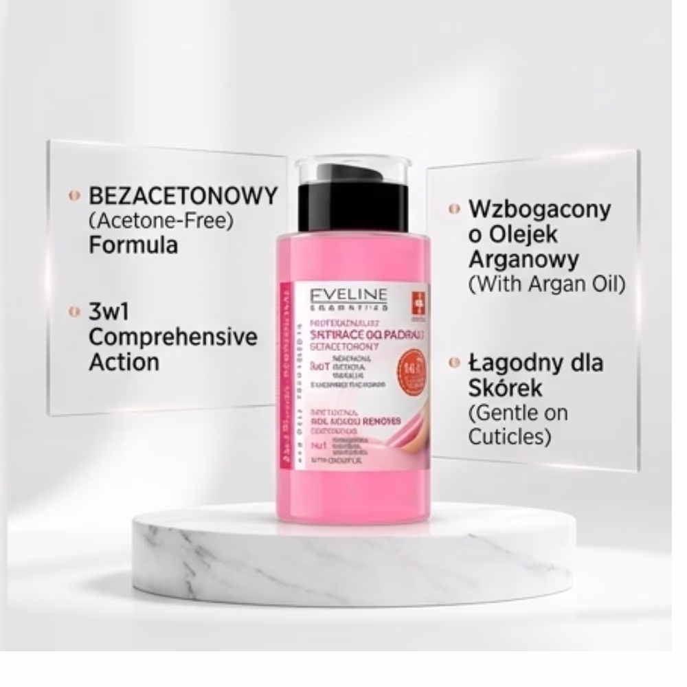 Eveline Nail Polish Remover 190ml 3