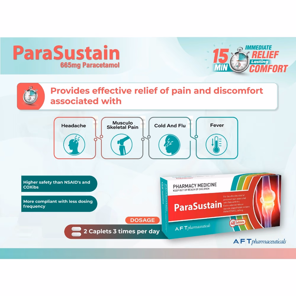 ParaSustain 665 mg Tablets 48s 5