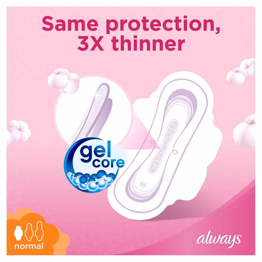 Always Cotton Soft - Ultra Thin Normal Pads with Wings - 20 Pads 2