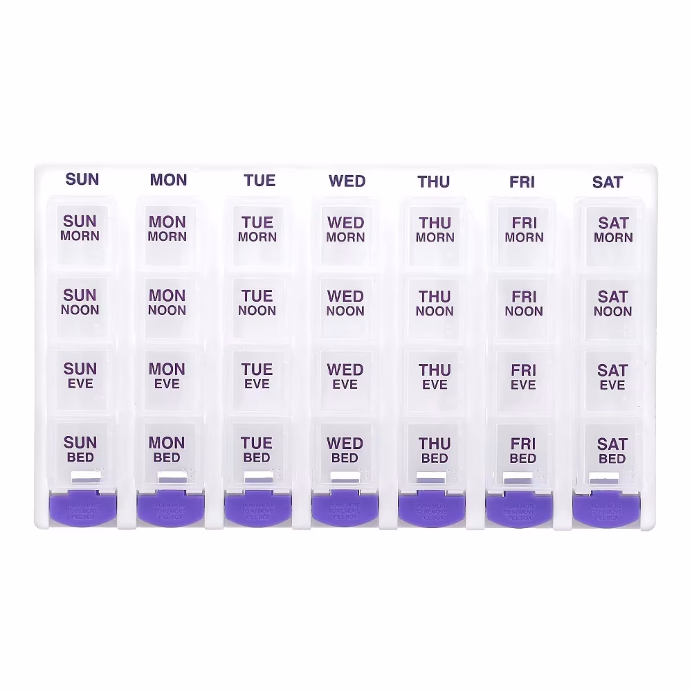 EzyCare 7 Days Push N Button Tablet Planner (17534) 4