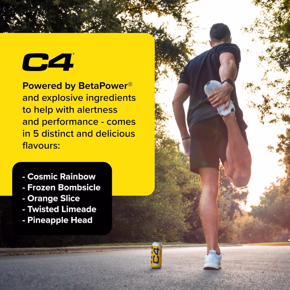 Cellucor C4 Energy RTD Pineapple Head 473ml x 12pcs Pack 2