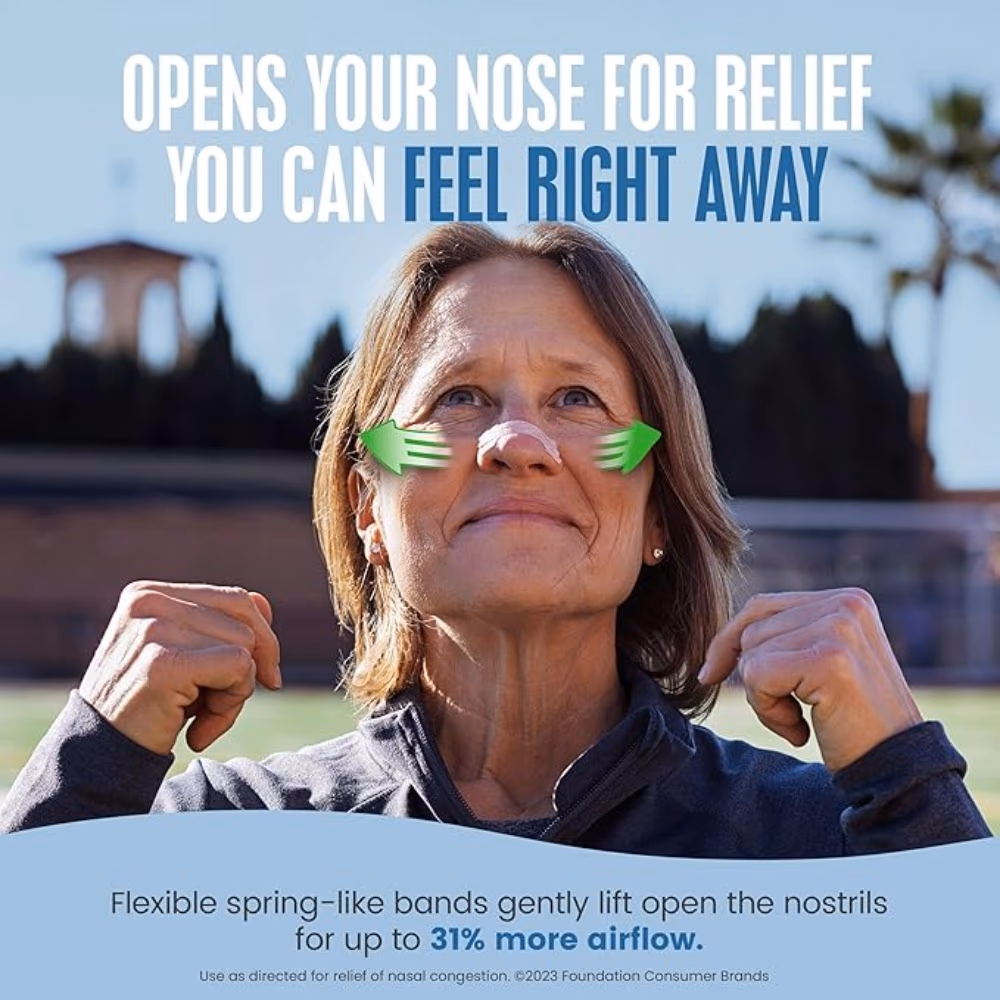 Breathe Right Nasal Strips Lavender Scented Tan Strips 26s 3