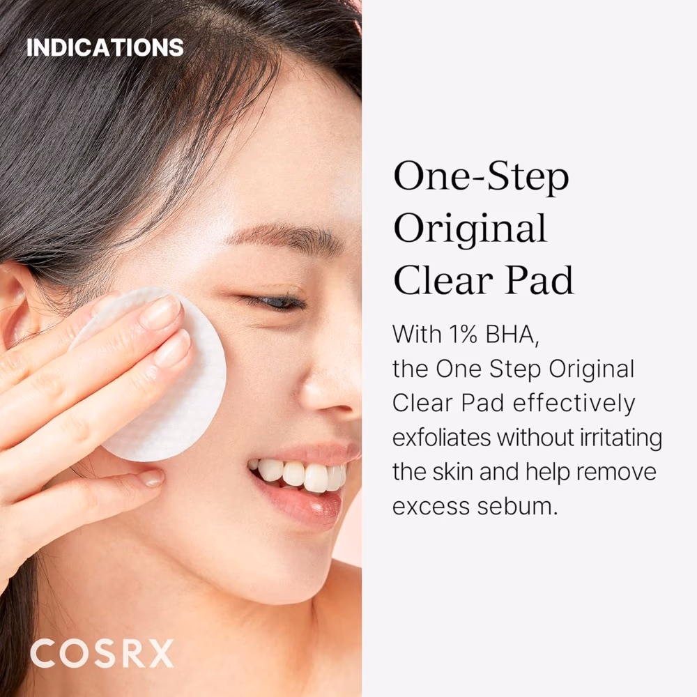 COSRX Original Clear Pad 70s – Exfoliating & Clarifying Treatment With BHA To Gently Remove Dead Skin Cells, Unclog Pores, And Promote Clear, Balanced Skin. 2