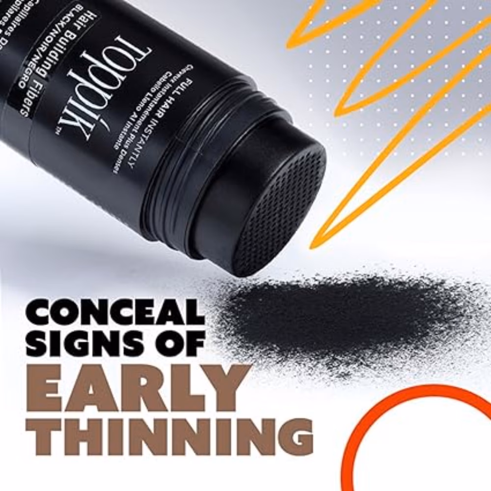 Toppik Hair Building Fibers - Black 12g 4