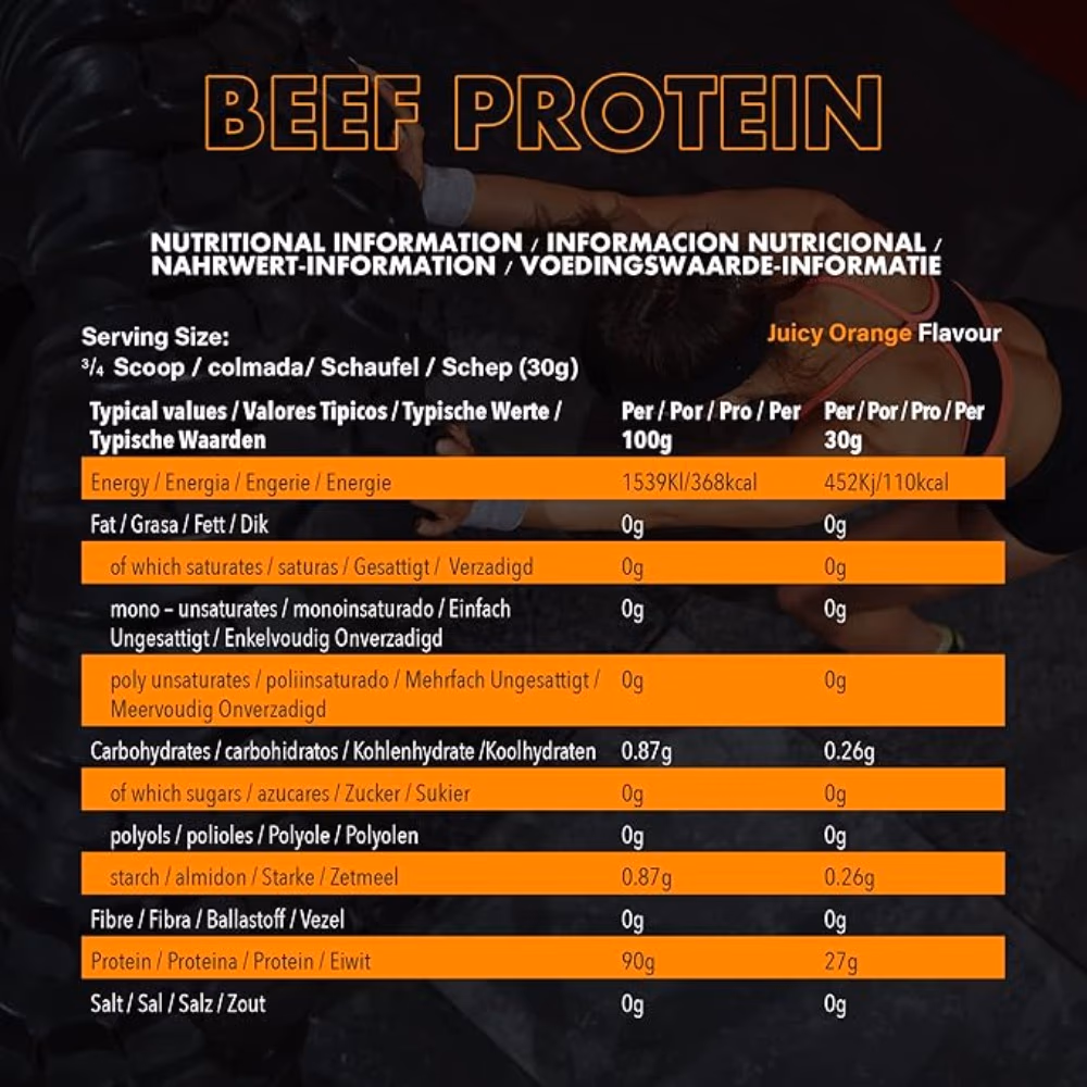 NXT Beef Protein Isolate Juicy Orange 1.8Kg 3
