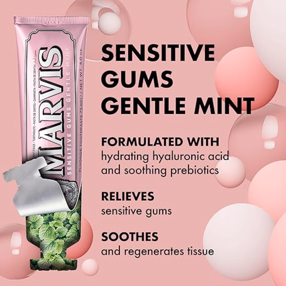 Marvis Sensitive Gums Gentle Mint Toothpaste 75ml 3