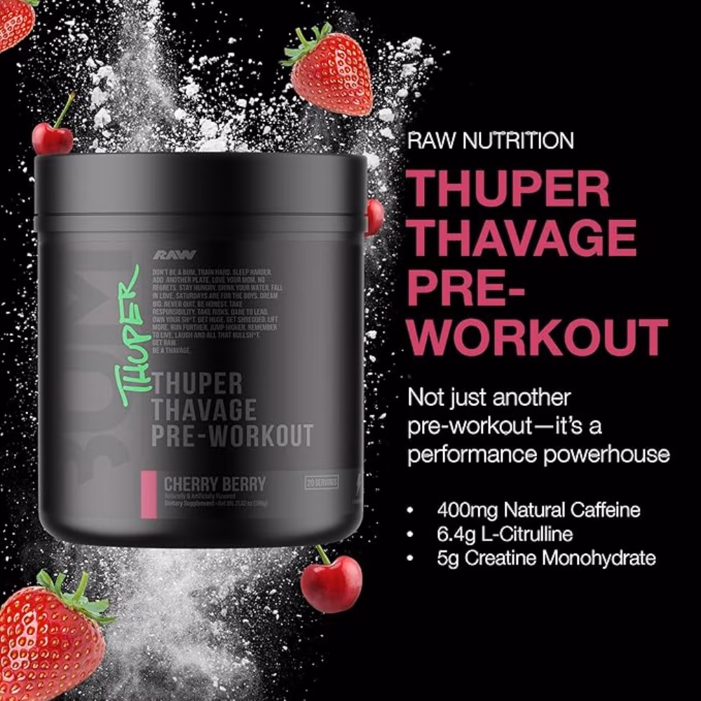 Raw Bum Thuper Thavage Cherry Berry 596g 4