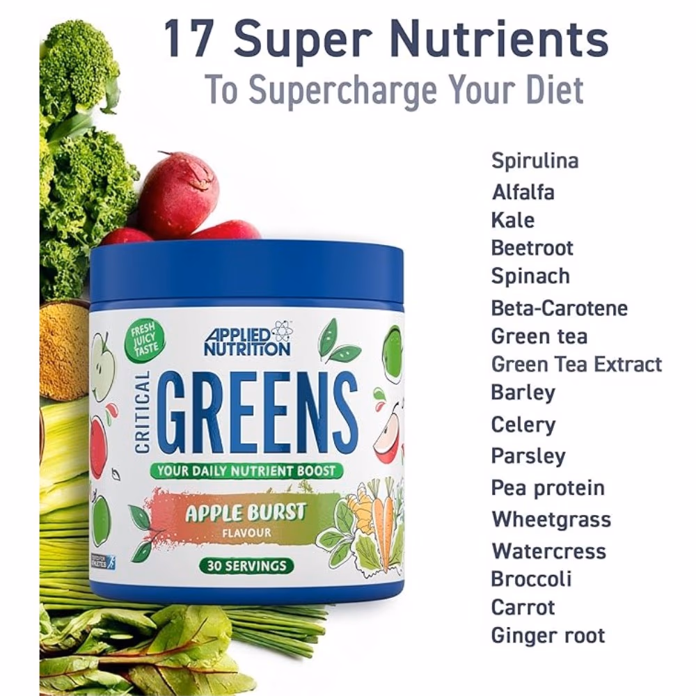 Applied Nutrition Critical Greens Apple Burst 150g 2
