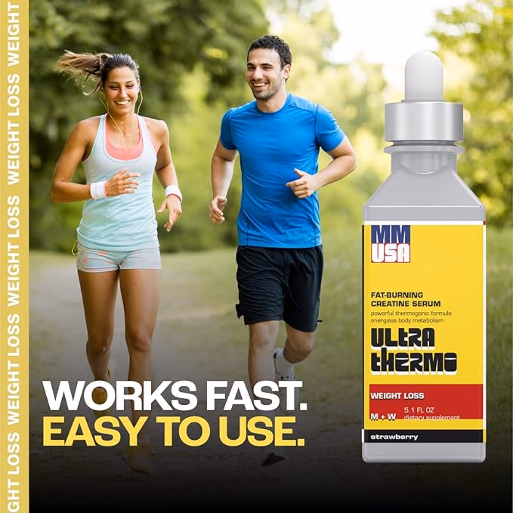 MMUSA Ultra Thermo Creatine Serum Cherry 5oz – Liquid Creatine Supplement 4