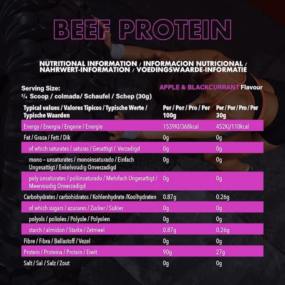 NXT Beef Protein Isolate Apple Blackcurrent 1.8Kg 5