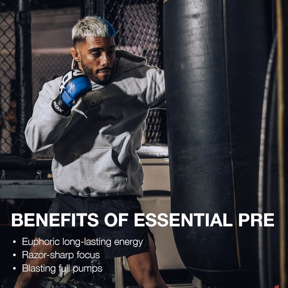Raw Bum Essential Pre Workout Peach Mango 405gm  3