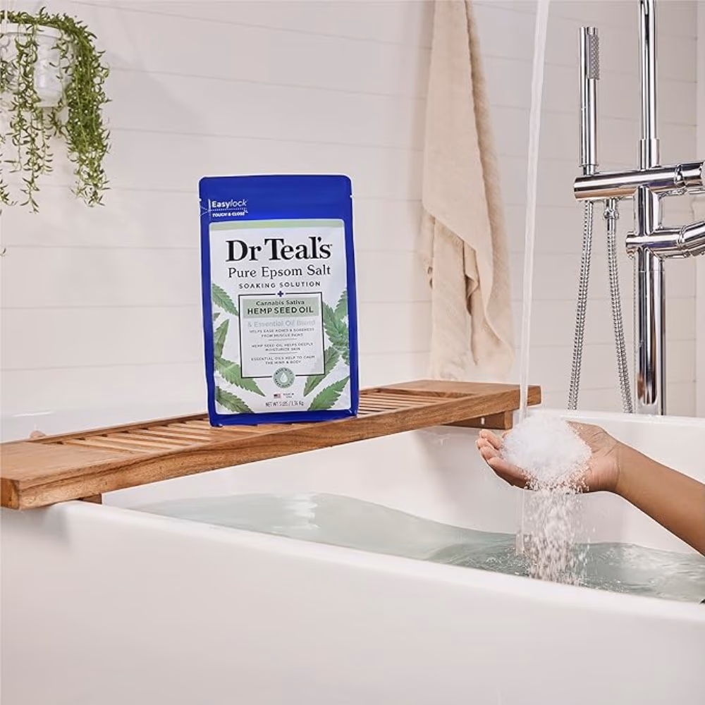 Dr Teals Hemp Seed Oil Epsom Salt 1.36kg 5