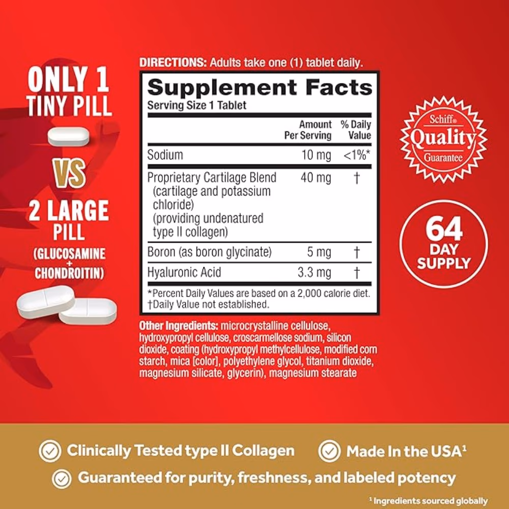 Schiff Move Free Joint Ultra Triple Action 64 Tablets 3
