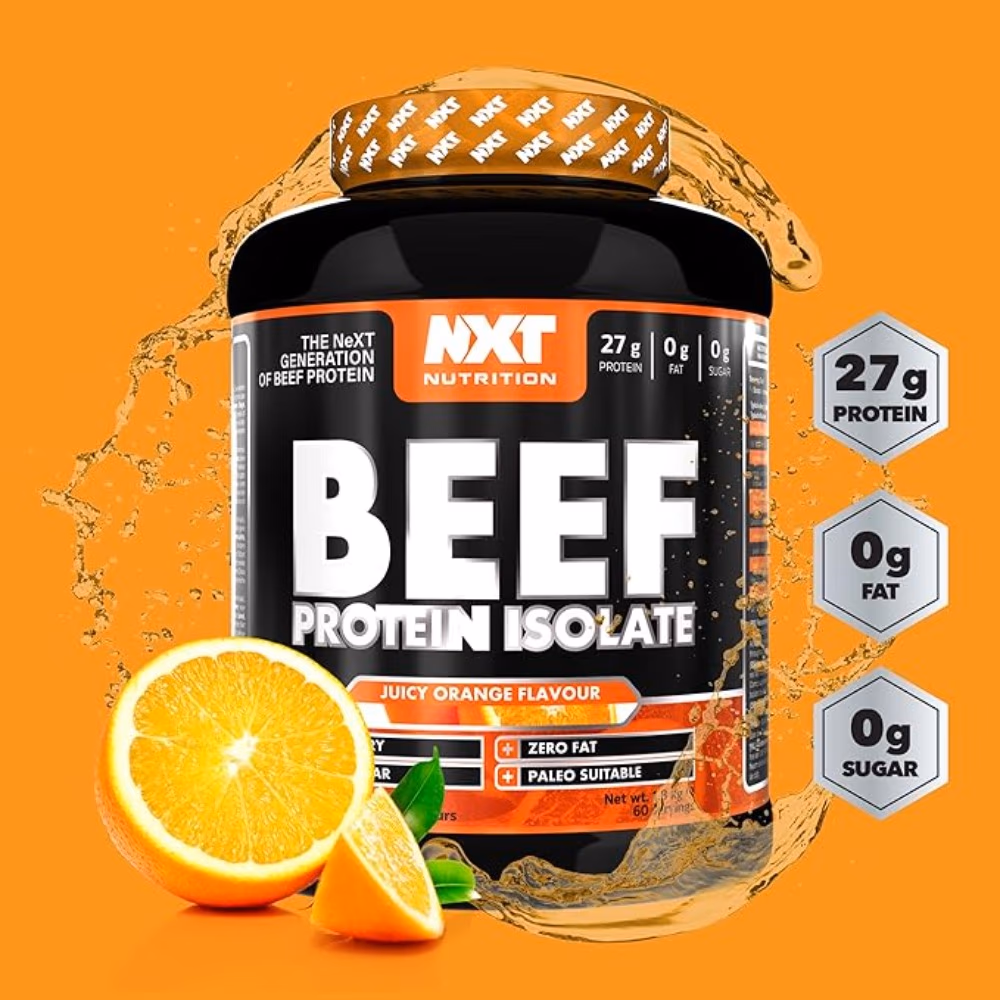 NXT Beef Protein Isolate Juicy Orange 1.8Kg 5