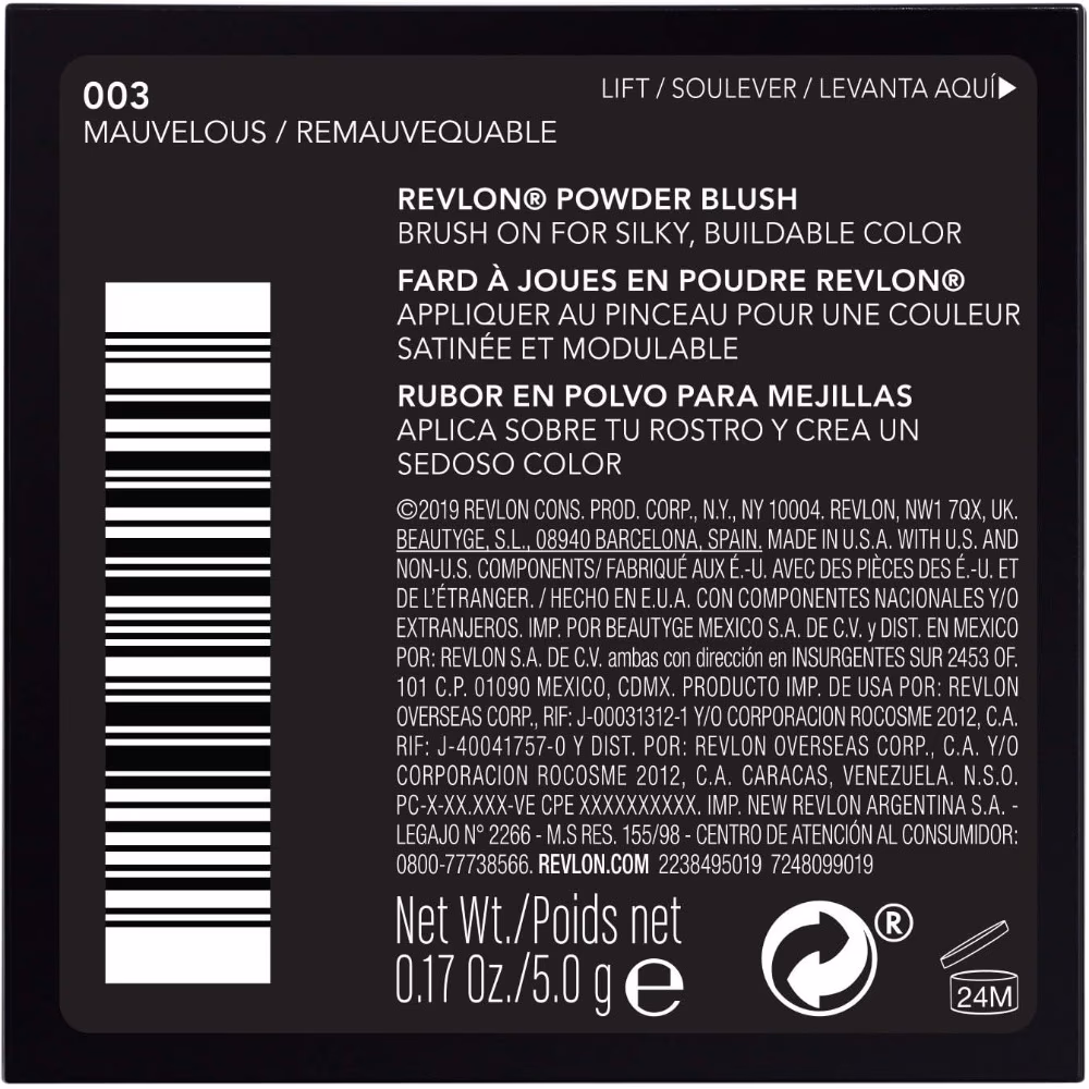 Revlon Powder Blush 003 - Mauvelous Silky, blendable blush in a soft mauve shade for a natural, radiant flush. 3
