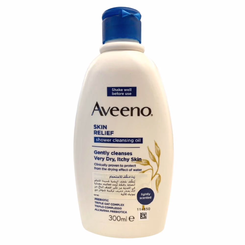 Aveeno Body Wash Shower Oil Skin Relief 300 mL 4