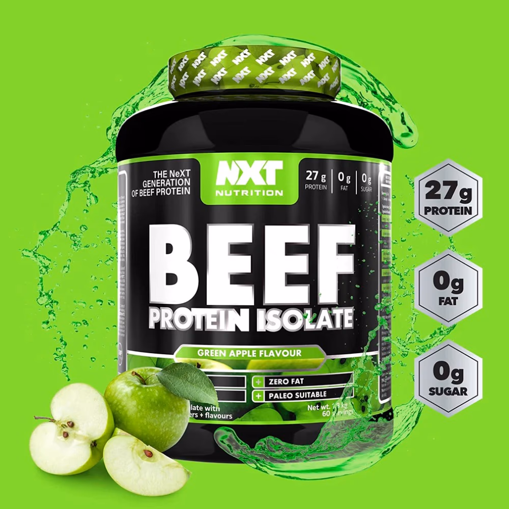 NXT Beef Protein Isolate Green Apple 1.8Kg 2