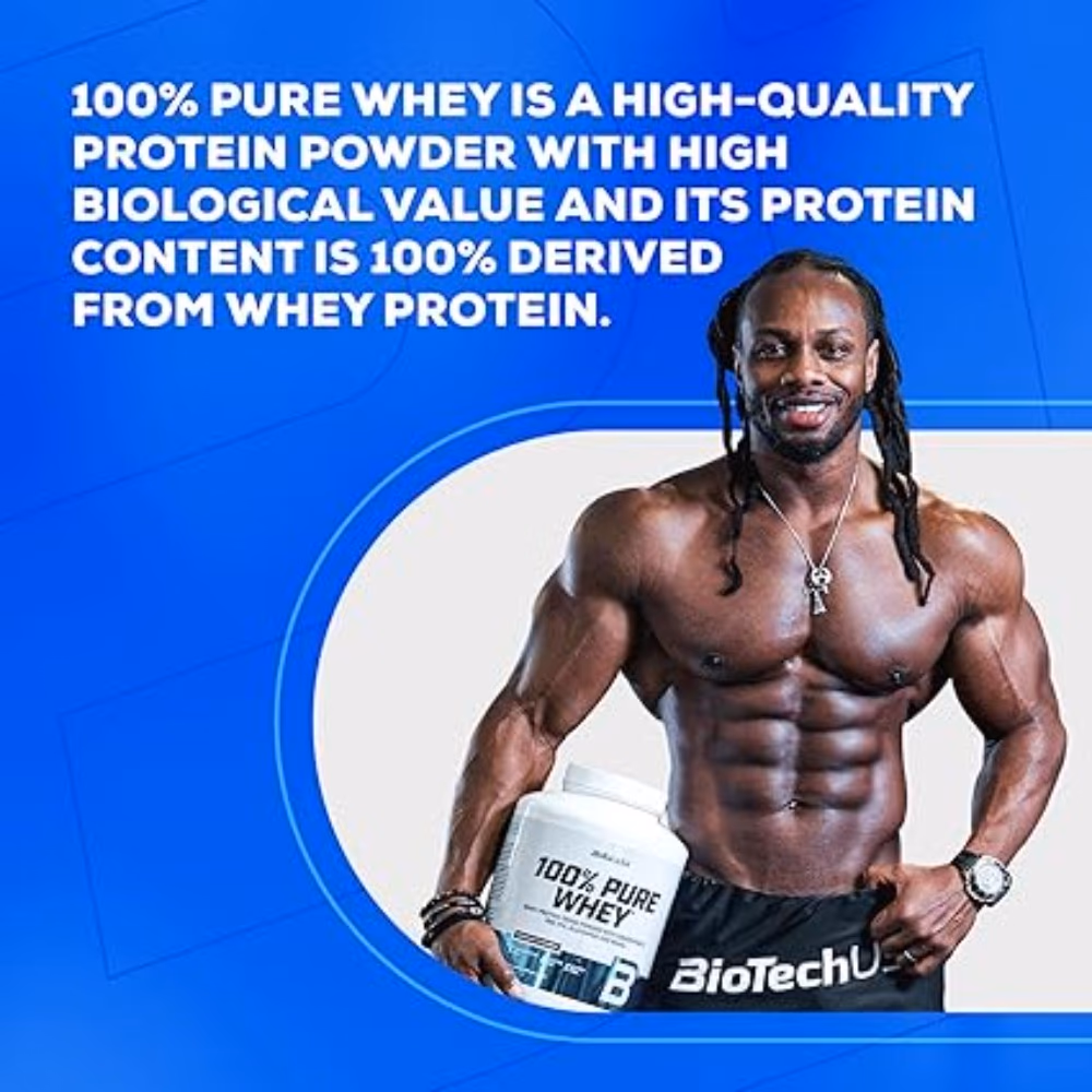 BioTechUSA Pure Whey Banana 2270g: High-Quality Whey Protein Blend for Muscle Growth & Recovery 4