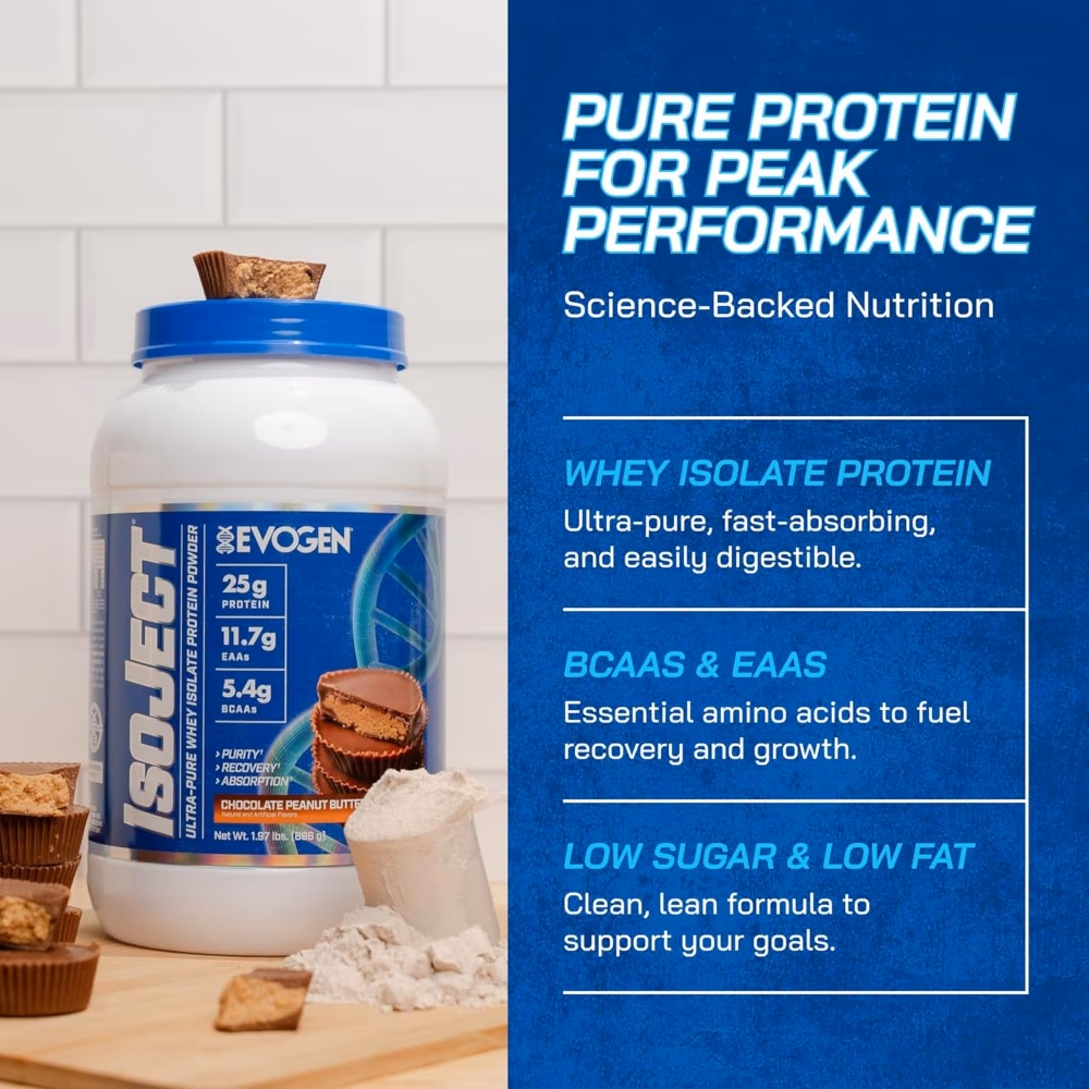 Evogen Isoject Whey Chocolate Peanut Butter 1.7lb 4